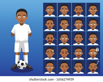 Para-Athlete Football Player Cartoon Character Vector Illustration-01