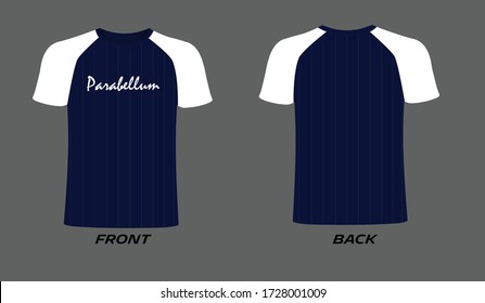 Download Parabellum Baseball T Shirt Template Vector Stock Vector Royalty Free 1728001009