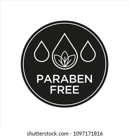 Paraben Free Icon. Isolated vector illustration.