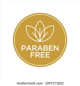 Paraben Free Icon. Isolated vector illustration.