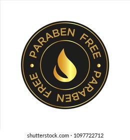 Paraben Free Icon. Isolated vector illustration.