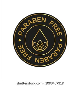 Paraben Free Icon. Isolated vector illustration.