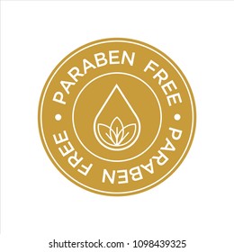 Paraben Free Icon. Isolated vector illustration.