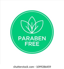 Paraben Free Icon. Isolated vector illustration.