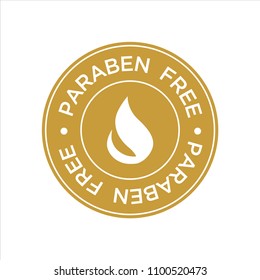 Paraben Free Icon. Isolated vector illustration.