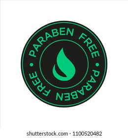 Paraben Free Icon. Isolated vector illustration.