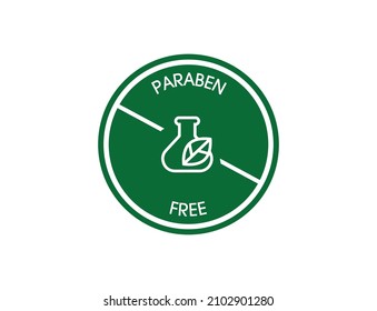 paraben free icon vector illustration 