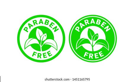 Paraben Free sign or stamp symbol. Vector illustration