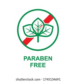 Paraben Free Skincare Logo Icon for Medical product