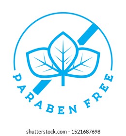 Paraben Free for skincare logo icons (steroid free, no harsh chemical, organic ingredients, paraben free, gluten free)