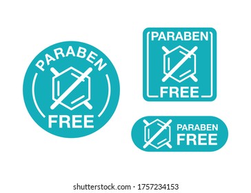 Paraben Free - stamp for packagings of products with unavailability of harmful component