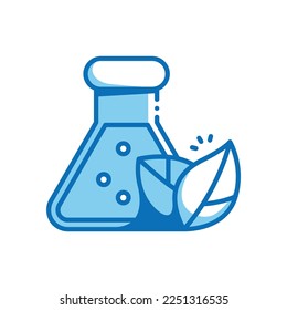 Paraben free vector icon blue outline style.Can be use for wedding invitation, card design and background design