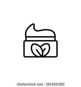 Paraben Icon  in black line style icon, style isolated on white background