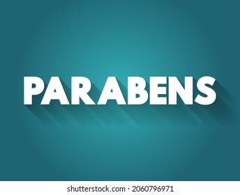 Parabens (Happy Birthday in Portuguese) text quote, concept background