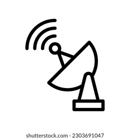 Parabola-Symbol Vektordesign-Trend