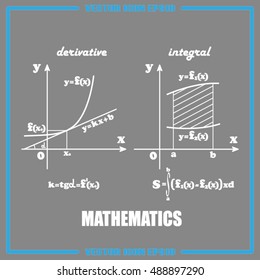Parabola mathematics icon vector illustration