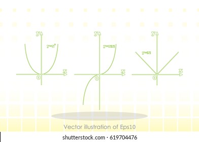 parabola mathematics vector illustration eps10. Isolated badge for website or app 