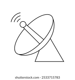 ícone da antena parabólica ilustração design