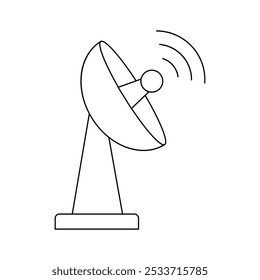 ícone da antena parabólica ilustração design