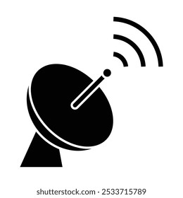 ícone da antena parabólica ilustração design