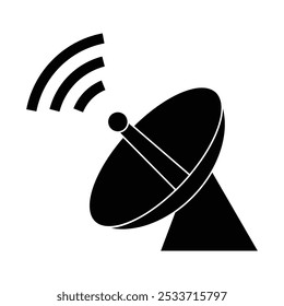 ícone da antena parabólica ilustração design