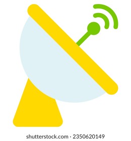 parabolisches Symbol mit Rahmenstil. Geeignet für Website-Design, Logo, App, UI und ETC.