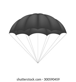 Parachute in black design