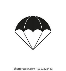 Parachute Of Black Icon