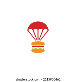 Parachute Burger Logo 
suitable for restaurant logo
unique and simple design