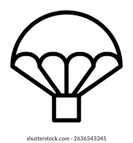 Fallschirm-Bereitstellung, Symbolzeilenstil