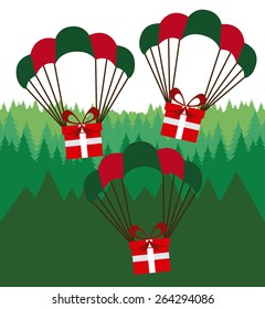 parachute fly design, vector illustration eps10 graphic 