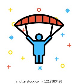 parachute   fly  holiday  