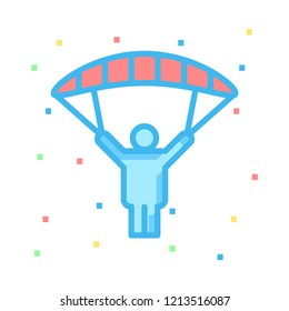 parachute   fly  holiday  