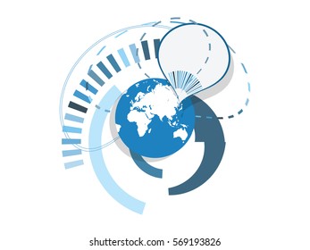 parachute flying from earth