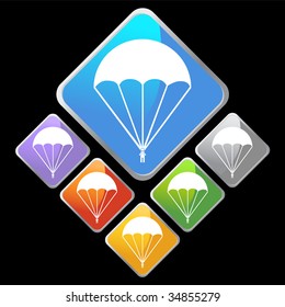 parachute icon diamond