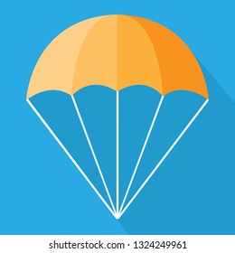 Parachute Icon flat