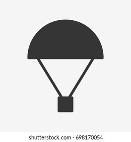 Parachute icon illustration isolated vector sign symbol