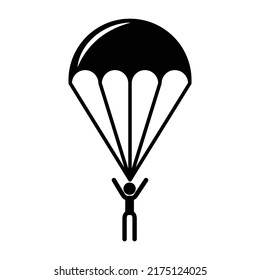 Parachute Icon Vector Design Template Stock Vector (Royalty Free ...