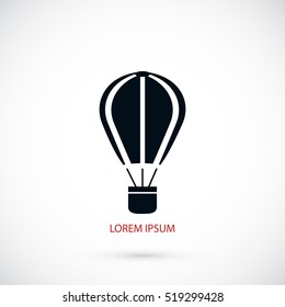 parachute icon vector, flat design best vector icon