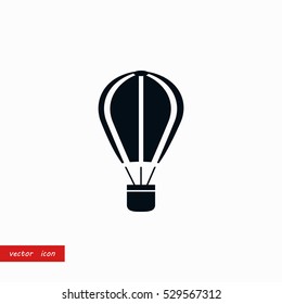 parachute icon vector, flat design best vector icon