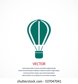 parachute icon vector, flat design best vector icon