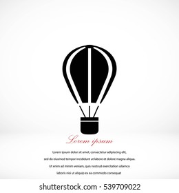 parachute icon vector, flat design best vector icon