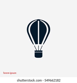 parachute icon vector, flat design best vector icon