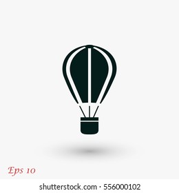 parachute icon vector, flat design best vector icon