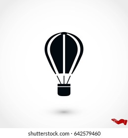 parachute icon vector, flat design best vector icon