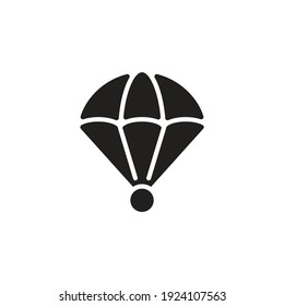 Parachute icon in vector. Logotype