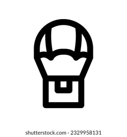 parachute icon for your website, mobile, presentation, and logo design.