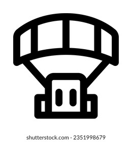 parachute icon for your website, mobile, presentation, and logo design.