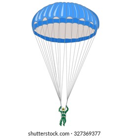 parachute isolated