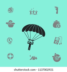 Parachute jumper vector illustration